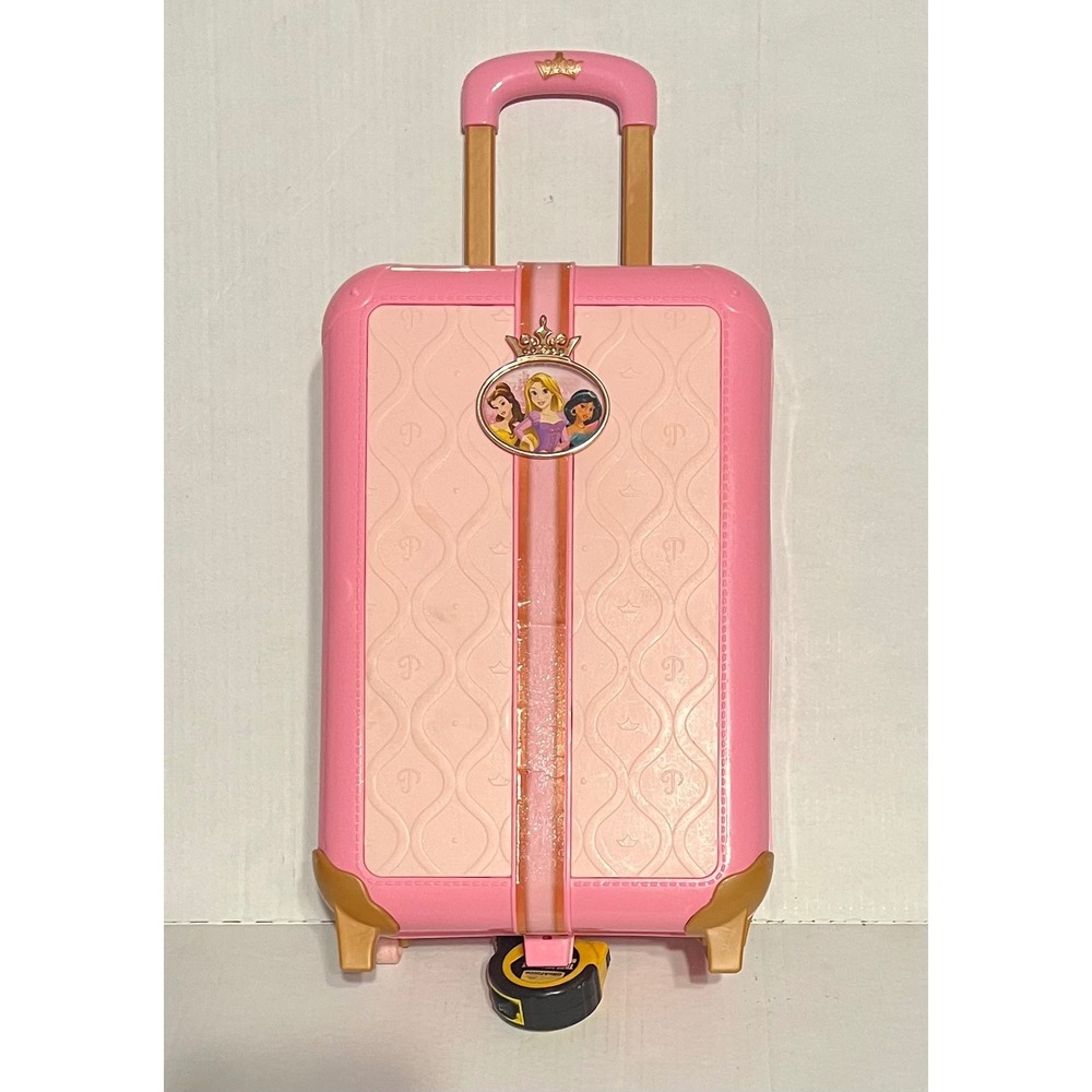 Disney Princess Pink Rolling Toy Suitcase Style Collection Play Luggage